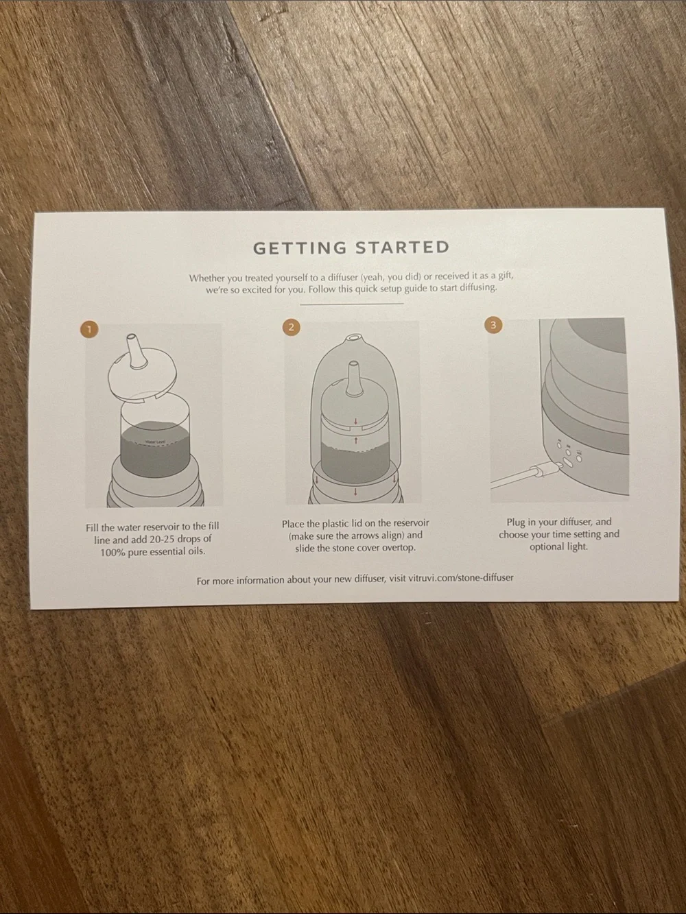 Vitruvi Stone Diffuser